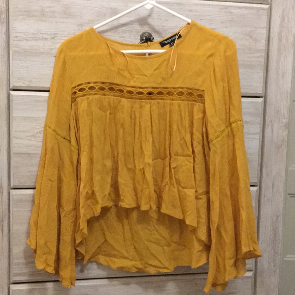 long sleeve crop top